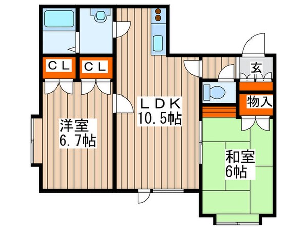 ＡＣＴＹの物件間取画像